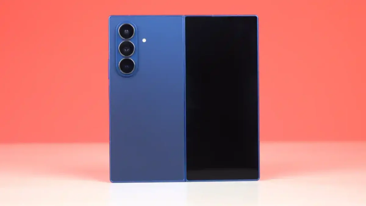 Samsung Galaxy Z Fold 8 design preview based on Galaxy Z Fold 7 Navy Blue 2026