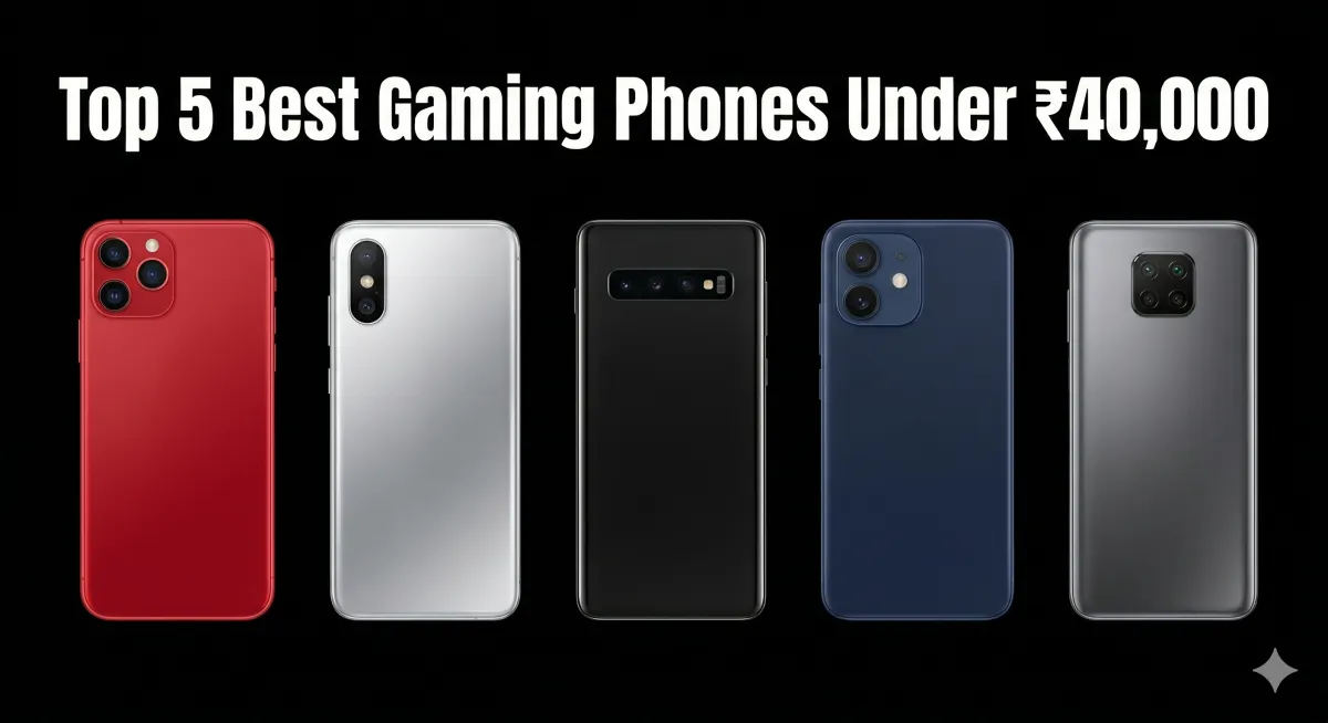 Top 5 Best Gaming Phones Under ₹40,000 in India (April 2026 Picks)
